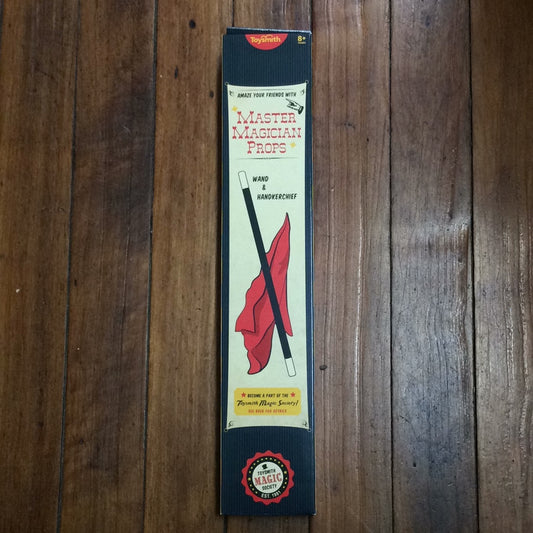 Master Magician Props Wand & Hankerchief