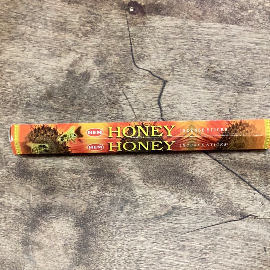 Honey HEM Incense 20 Sticks